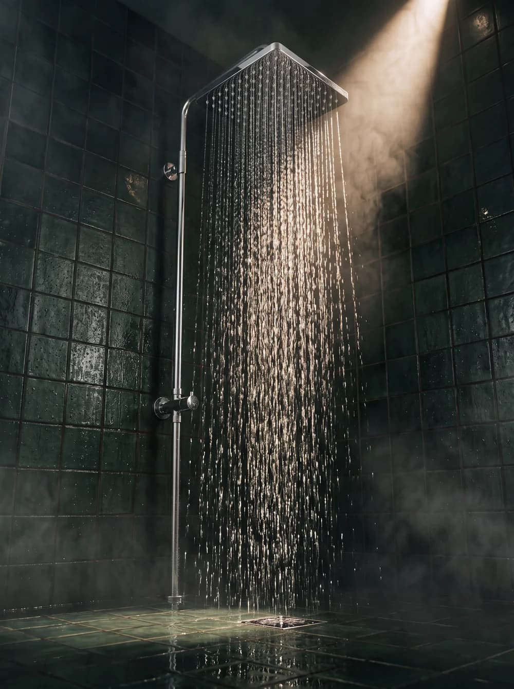 Rain shower scene
